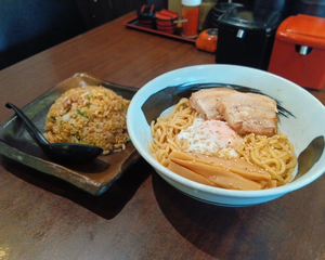 油そば+チャーハンセット