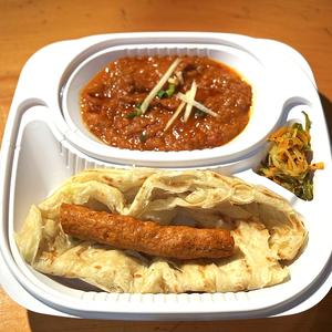 ドライマトンマサラ弁当/Dry Mutton Masala Bento