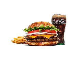 ダブルチーズアグリーバーガーセット