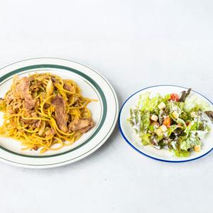 セット:YAKINIKU ＆ ハーフ シーザーサラダ