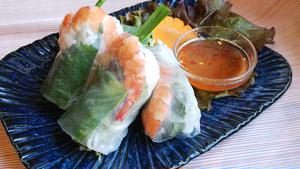 生春巻き(2本) Fresh Spring Rolls