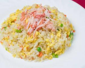 カニ粉入りチャーハン