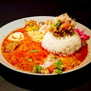 D 魚キーマ+副菜