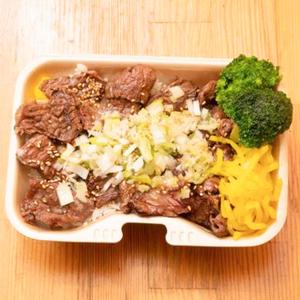 当店人気No.2 ねぎ塩ハラミと米onion solt harami and rice