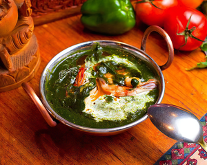 プローンスピナッチカレー Prawn Spinach Curry