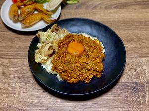 豚しゃぶキーマカレー