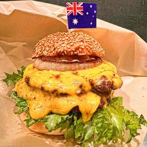 Byron Bay ダブルチーズバーガー