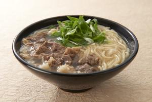 うどん食堂太鼓亭 肉だし黄そば(並)