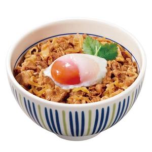 なか卯 温たま牛すき丼 Beef Sukiyaki Rice Bowl w/Soft-Boiled Egg