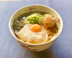 温出汁月見とろろうどん