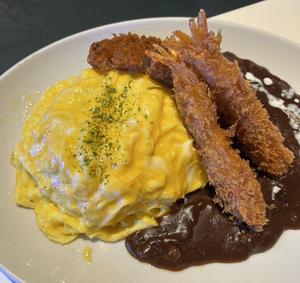 デラックスオムカツカレーセット