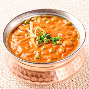 グリーンピースマッシュルームカレー Green Peas Mushroom Curry