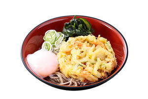 富士そば かき揚げと温泉玉子! 天玉そば・うどん