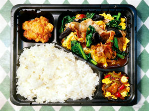 豚肉キクラゲ玉子弁当