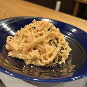 大葉とたらこのパスタ