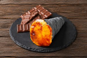 チョコアイスクレープブリュレ