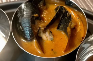 ムール貝のココナッツカレー