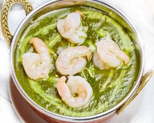 ほうれん草エビカレー/Sag Prawn Curry