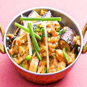 チキンなすカレー/Chicken eggplant curry