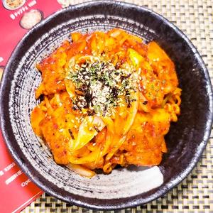 プルダック炒め麺 (サムギョプサル)