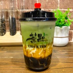 宇治抹茶黒糖タピオカラテ