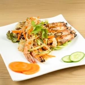 炭火焼き海老サラダ 