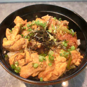 ニンニク醤油の鶏丼