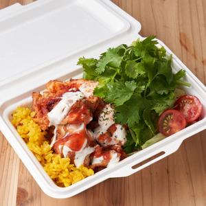 NY屋台メシ!!チキンオーバーライス 【パクチー】チキンオーバーライス Coriander Chicken Over Rice