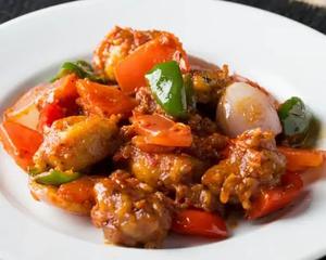 チキンチリ(鶏肉の甘辛ソース炒め)Chicken Chili
