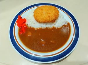 富士そば コロッケとカレー！ コロッケカレーライス