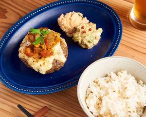 塩麹チーズハンバーグのお弁当