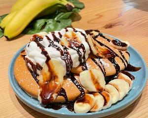 【当店人気No'1】チョコバナナパンケーキ