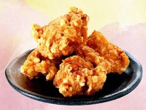 からあげ金と銀人気No.2 金のもも肉(4個入り約200g)/ Fried Chicken Thigh