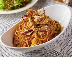 渡り蟹のパスタ