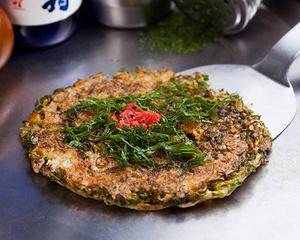 ネギしそ焼(要トッピング選択) Grilled Green Onion and Shiso Beefsteak Leaves
