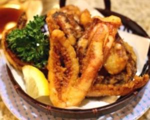イカゲソ唐揚げ Fried Squid Tentacles
