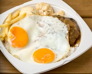 ハンバーグ・ロコモコ弁当 Hamburg Steak - Loco Moco Bento Box