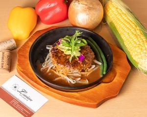 名物手ごねハンバーグ(小さめサイズ130g) ※ライス付き