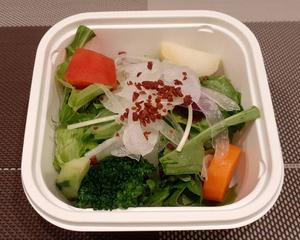 蒸し野菜のミニグリーンサラダ