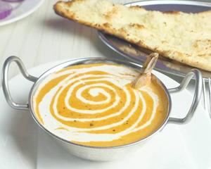 ゴア風えびのココナッツカレー(プレーンナーン1枚つき)Goa Shrimp Curry (1 plain naan Incl)