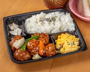 肉団子の甘酢弁当
