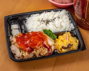 鳥の甘辛弁当