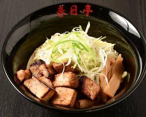 油そば春日亭 角切り肉しょうゆ油そば 大盛 2玉 Cubed Meat Soy Sauce Oil Soba