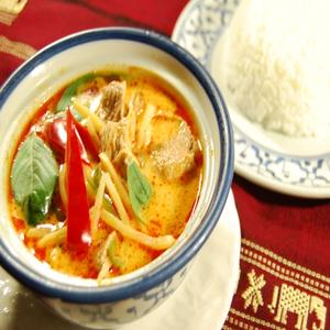 レッドカレー+ジャスミンライス付き