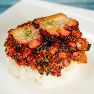 ベーコンキーマカレー