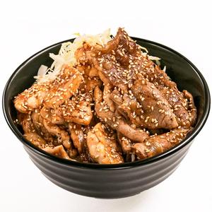 【復活丼】カルピ＆地鶏せせり丼 -Beef ＆ Chiken neck-
