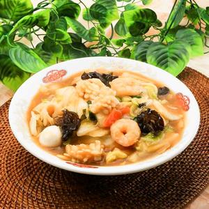 五目うま煮掛けご飯