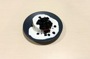 ブルーベリーのパンケーキ