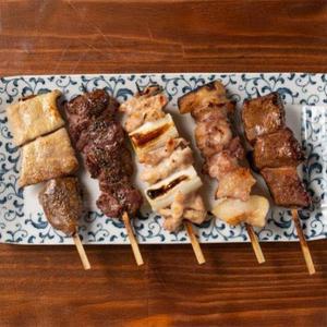 【ばんおまかせ】もつ焼き盛合せ5本