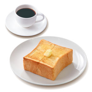 上島珈琲店 厚切りバタートーストセット(レギュラーサイズドリンク付き)